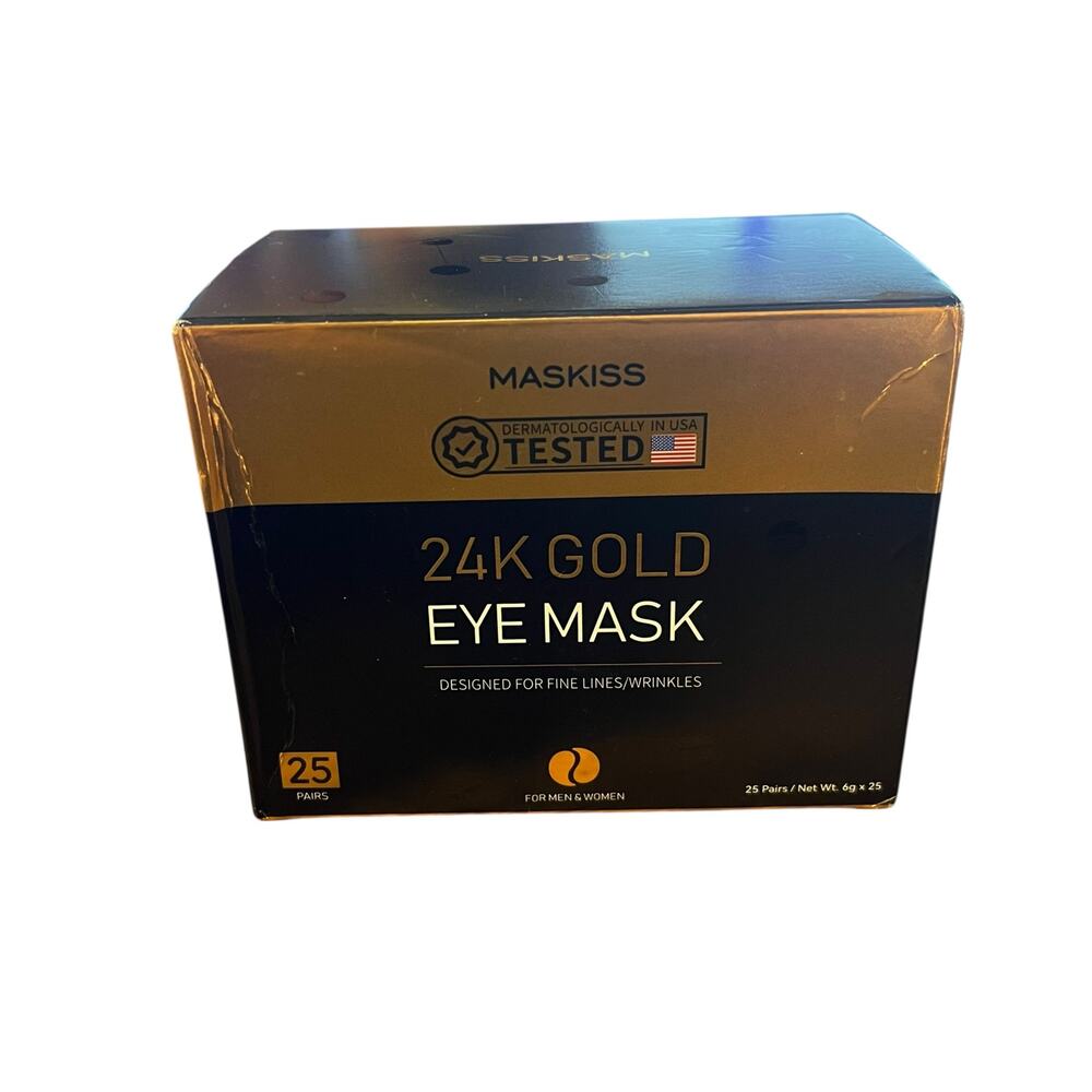 Maskiss 24K Gold Eye Masks Anti-Aging 25 Pairs